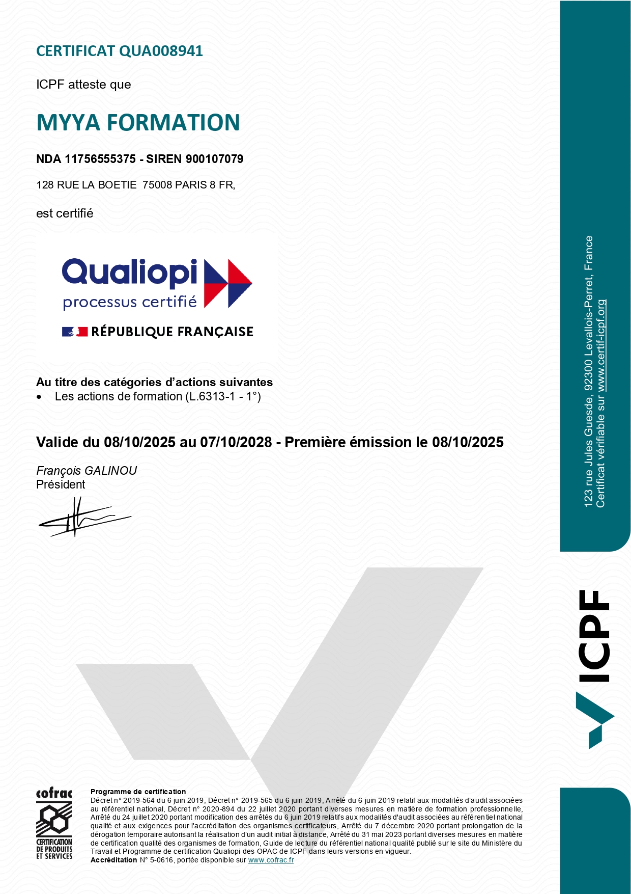 Qualiopi Cert